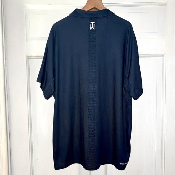 Nike Golf Tiger Woods Players Championship TPC Mesh Dry Fit Men's XXL Polo Shirt - Picture 6 of 9